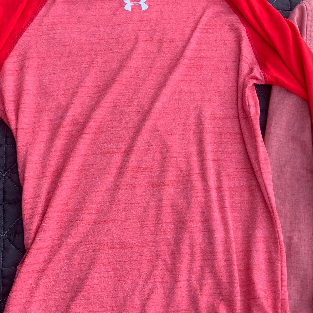 Under Armour Red Long Sleeve Shirt